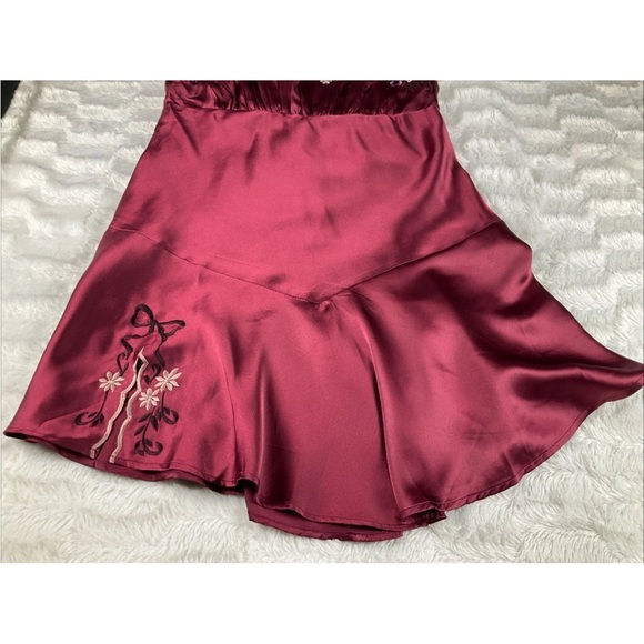 Intimately Free People Slip Dress XS Sweetheart Babydoll Embroidered Fairy Tank - Picture 7 of 13